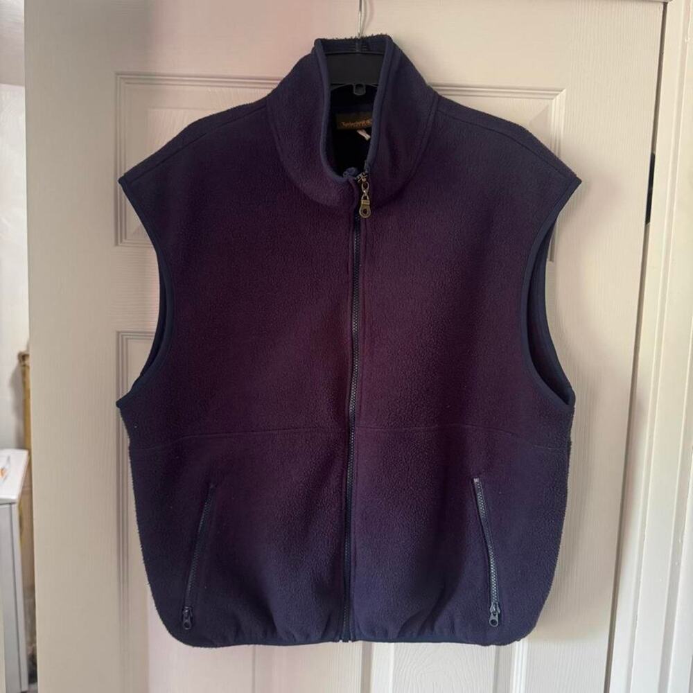 Rare Vintage 90’s Timberland Made in U.S.A. Dyer Tech Navy Blue WeatherGear vest